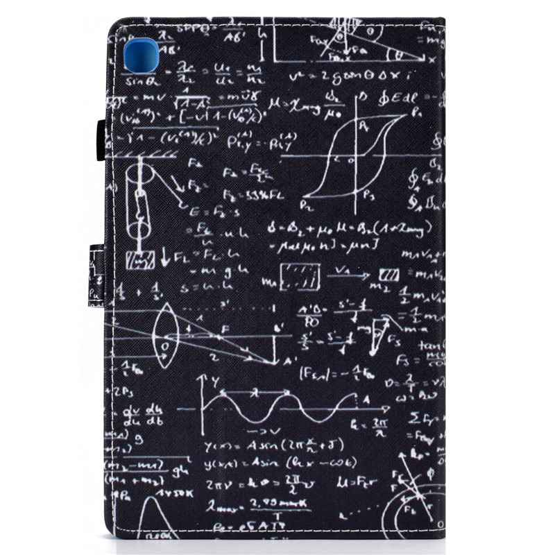 เคส Samsung Galaxy Tab S6 Lite 10.4 SM-P610 P615 P617 #เคสฝาพับหนัง PU พิมพ์ลาย Pattern Printing PU Leather Flip