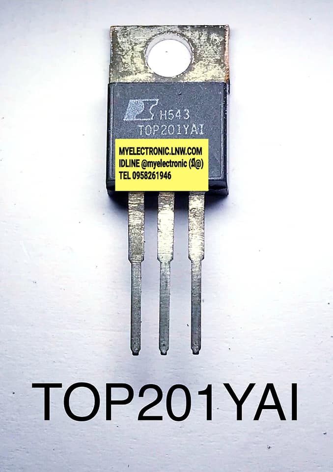 ขาย TOP201YAI ยี่ห้อPOWER INTEGRATIONS ตัวถัง TO220/3ขา TOP201 YAI ราคา ตัวละ . . . . หน่วย บาท มีหน้าร้านอยู่บ้านหม้อ กรุงเทพ ส่งของเร็ว มาซื้อหน้าร้านได้ สั่งปุ๊บส่งปั๊บ