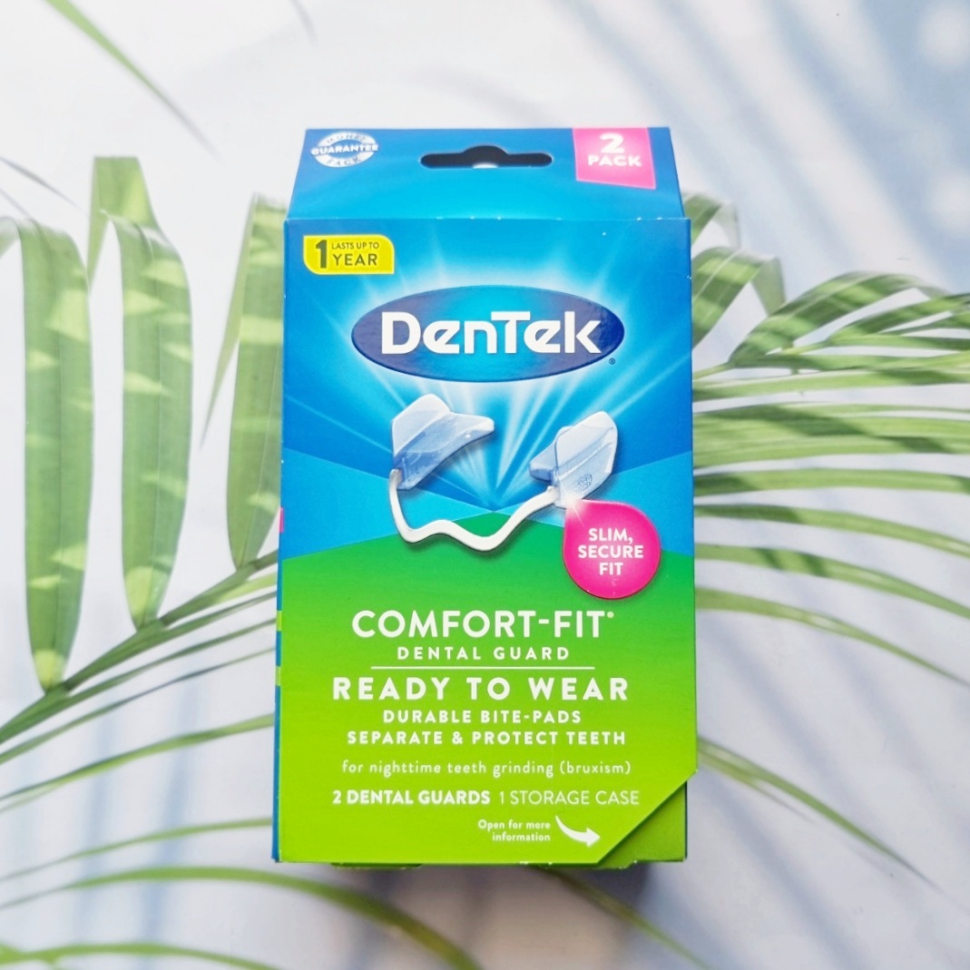 DenTek® Comfort-Fit Dental Guard For Nighttime Teeth Grinding 2 Pack เฝือกสบฟัน ฟันยาง ลดการนอนกรน นอนกัดฟัน