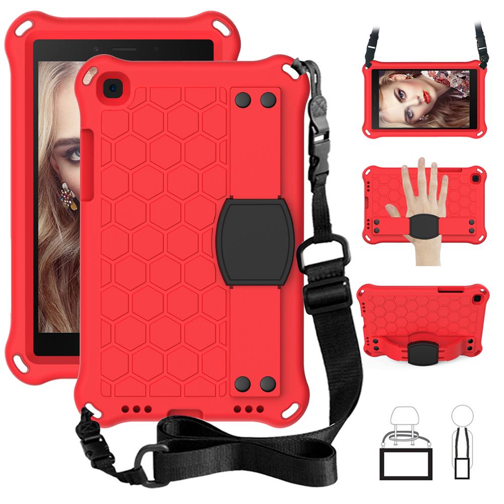 Case Huawei MatePad T8 #เคสกันกระแทกลายรังผึ้งพร้อมสายคล้องไหล่ EVA Tablet Hybrid Shell with Shoulder Strap