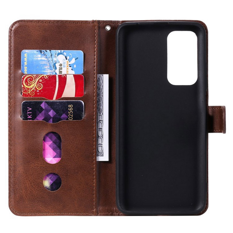 เคส Xiaomi Mi 10T Pro #เคสฝาพับแบบกระเป๋าสตางค์มีช่องด้านหน้า Zipper Pocket Leather Wallet Stand
