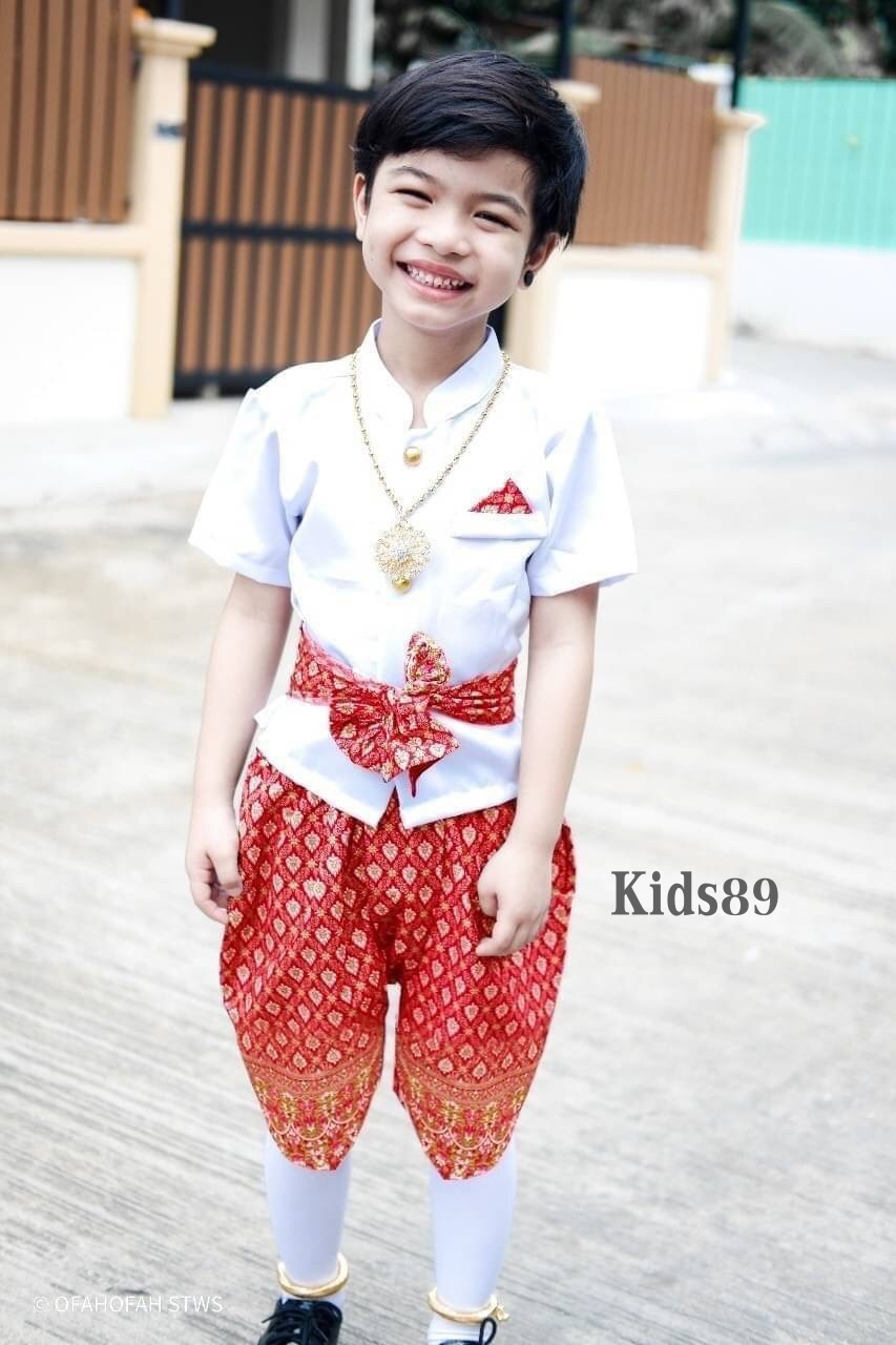 ชุดไทยเด็กชาย set3ชิ้น