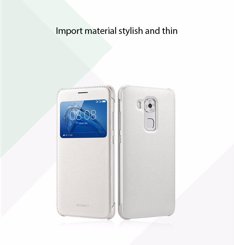 เคสหนังมีช่องวิว HUAWEI OEM สำหรับ Huawei G9 Plus / Nova Plus / Maimang 5
