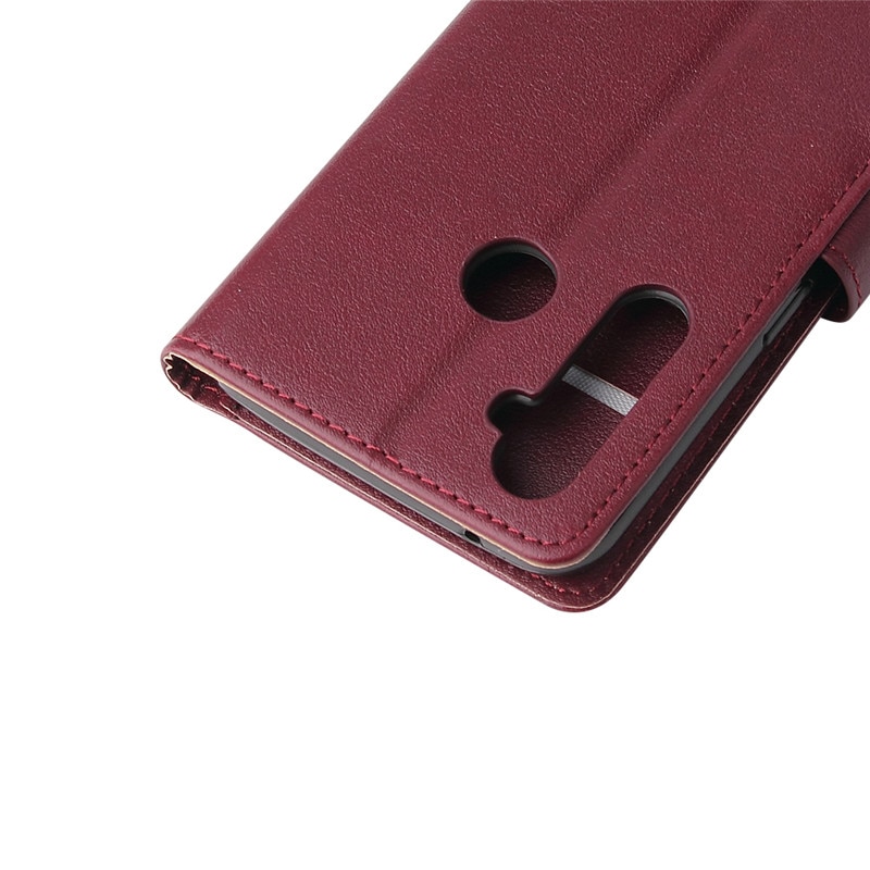 เคส Realme 5 / 5s #เคสฝาพับสไตล์กระเป๋าสตางค์หนัง PU มีสายคล้องมือ