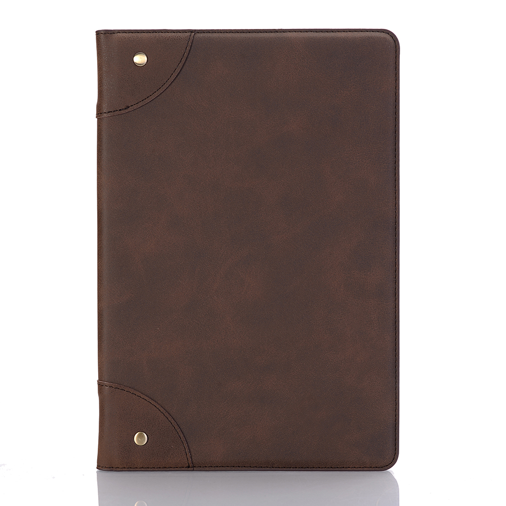 เคส Huawei MediaPad M5 Lite 10.1 #เคสฝาพับหนัง PU ผิวหนังม้าสไตล์ Retro แบบกระเป๋าสตางค์สมาร์ท Crazy Horse Texture Retro PU Leather