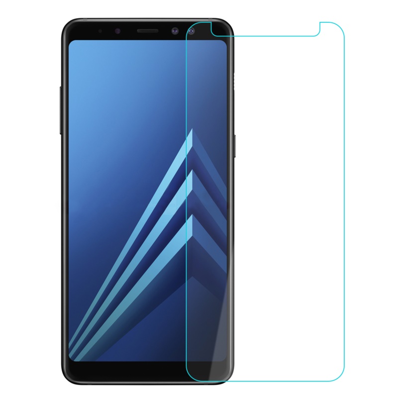ฟิล์มกระจกนิรภัย Samsung Galaxy A8+ 2018 Arc Edge ขอบโค้งหนา 0.25 มม.แบบไม่เต็มจอ