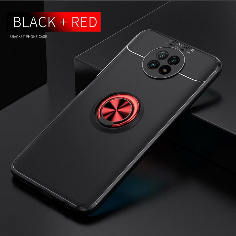 เคส Redmi Note 9T 5G #เคสฝาหลัง Soft TPU Finger Ring Kickstand (แผ่นโลหะแบบ Built-in) Soft TPU