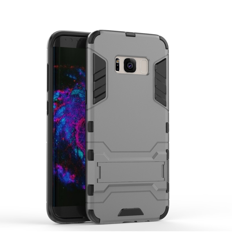 เคส Samsung Galaxy S8 Plus #เคสฝาหลัง PC + TPU Hybrid Back Case มีขาตั้ง