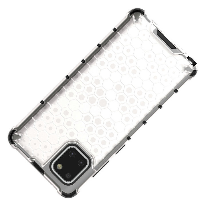 เคส Samsung Galaxy Note 10 Lite #เคสฝาหลังกันกระแทก Honeycomb Shock Absorber TPU + PC + Silicone Hybrid