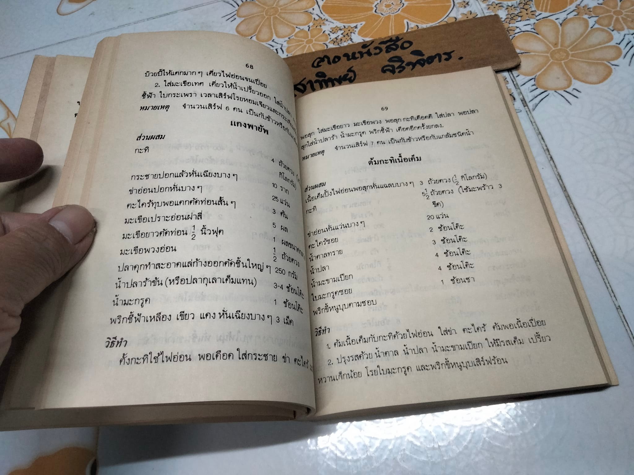 อาหารและขนมไทย (เล่ม 2) โดย จรรยา สุบรรณ์ **สินค้าหมด**