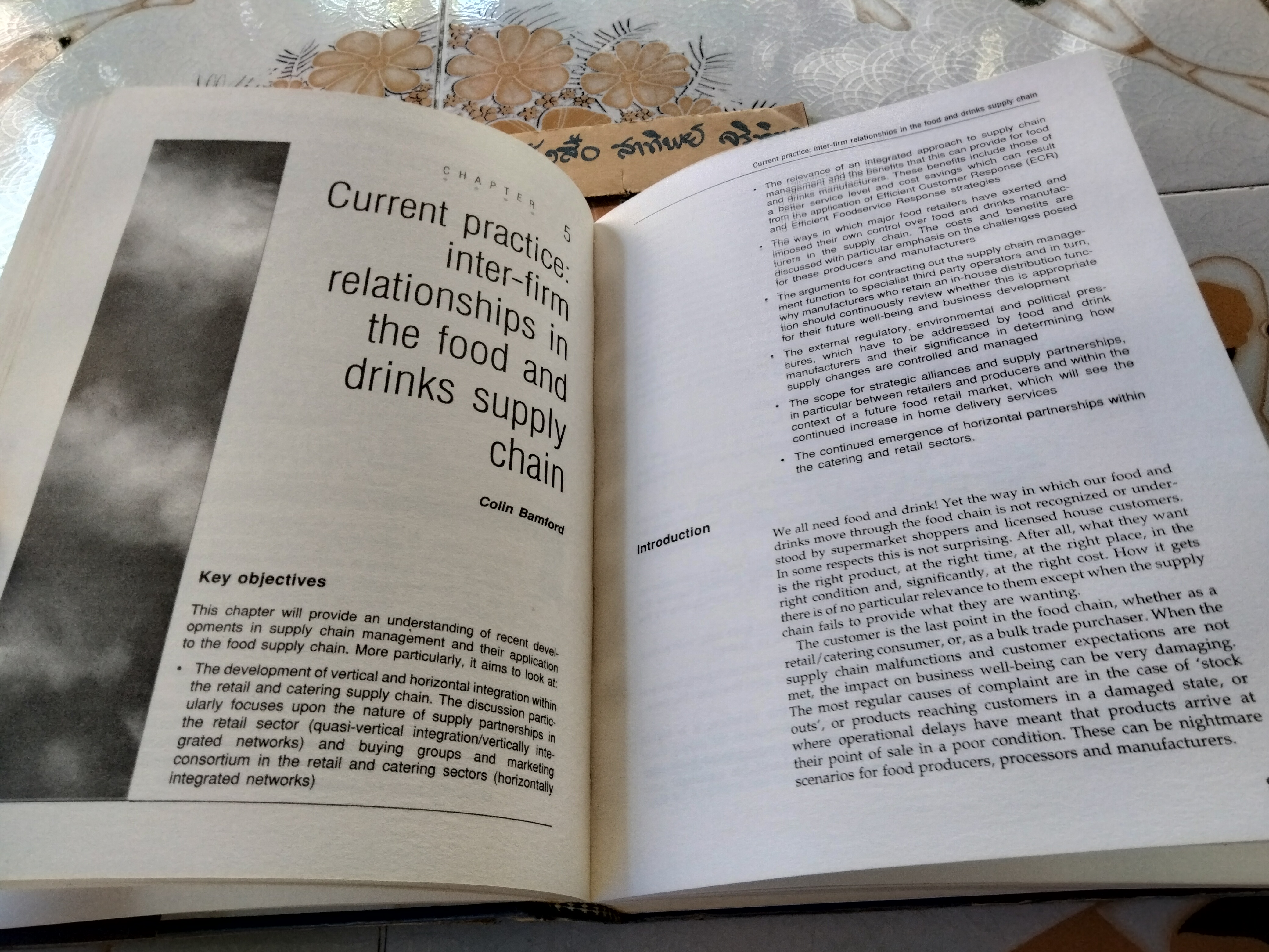 Food Supply Chain Management - issues for the hospitality and Retail Sectors By Jane F. Eastham, Liz Sharples and Stephen D. Ball , 2002