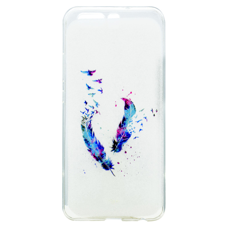 เคส Huawei P10 Plus เคสฝาหลัง TPU นิ่มใสพิมพ์ลาย Patterned TPU