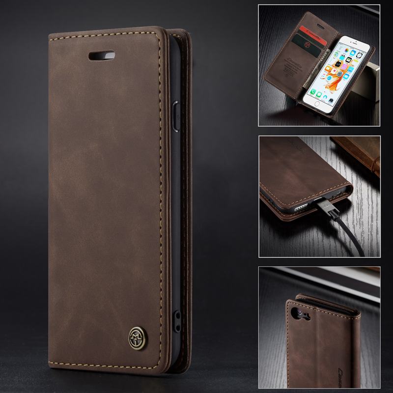 Case iPhone 11 Pro Max #เคสฝาพับ สไตล์ย้อนหนัง PU มีช่องเสียบการ์ด