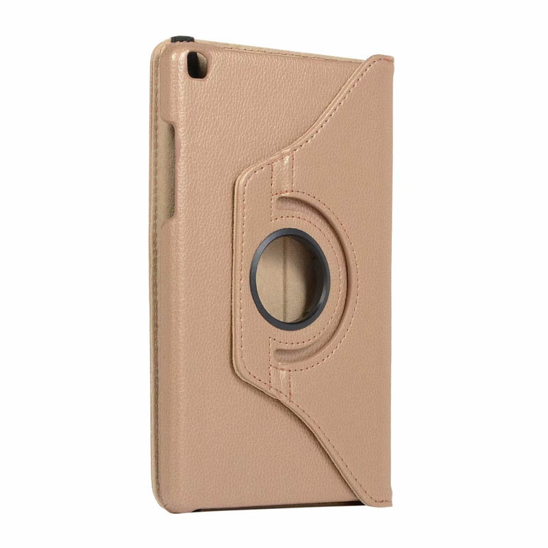 เคสแท็บเล็ต Samsung Galaxy Tab A 8.0 (2019) SM-T290 T295 T297 #เคสฝาพับหนังผิวลิ้นจี่ Litchi Grain 360 Degree Rotary ( สินค้าพร้อมส่ง)
