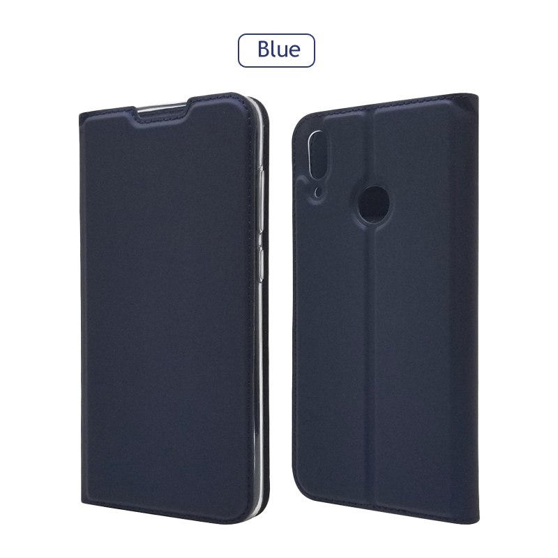 Case Huawei Y7 2019 #เคสฝาพับหนัง PU Magnetic Adsorption Stand Leather Card Holder