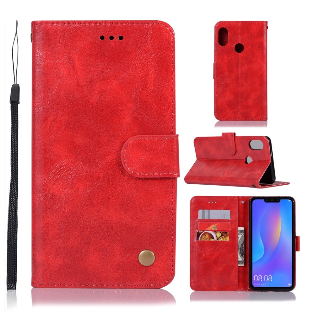 Case Huawei nova 3i #เคสฝาพับเกรดพรีเมี่ยมแบบกระเป๋าสตางค์ หนัง PU Vintage