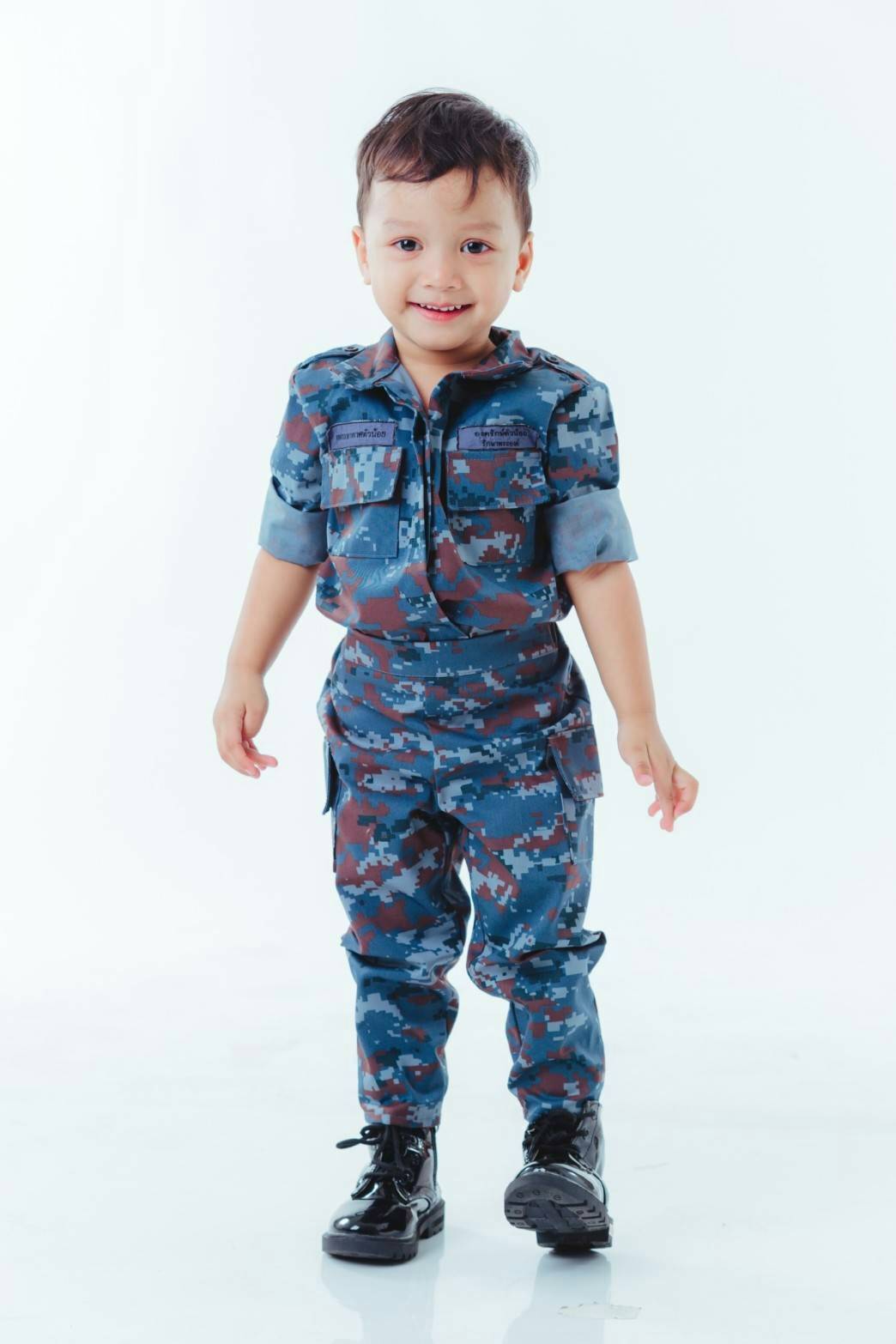 ชุดทหารอากาศเด็ก ลายพราง