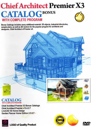 Chief Architect Premier X3 Bonus Catalog ( 1 DVD )