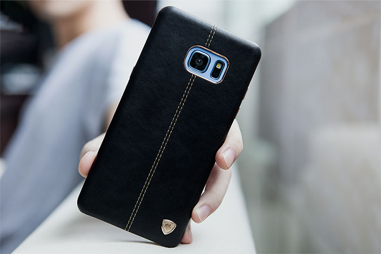 เคส Samsung Galaxy Note FE #เคสฝาหลัง NILLKIN แท้ Englon Series หนังเคลือบพลาสติกแข็งคุณภาพดี