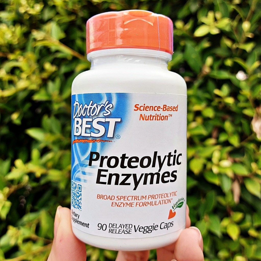 Doctor's Best® Proteolytic Enzymes 90 Delayed Release Veggie Caps เอนไซม์ สนับสนุนระบบการย่อยอาหารและการเผาผลาญ
