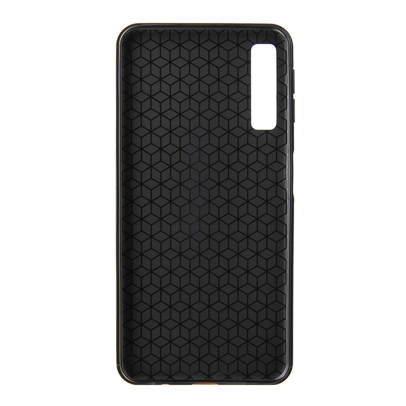 Case Samsung Galaxy A7 (2018) #เคสฝาหลังฝาหลัง TPU นิ่มผิวกันลื่นยืดหยุ่นทนทาน