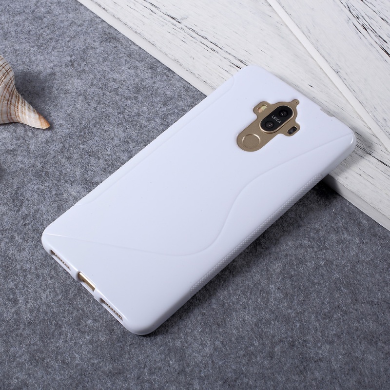 เคส Huawei Mate 9 #เคสฝาหลัง S Shape TPU