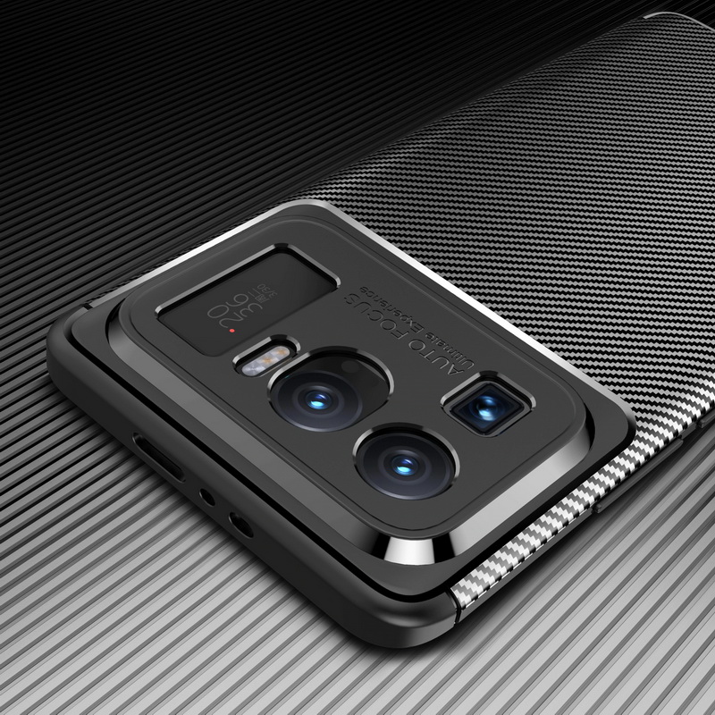 Case Xiaomi Mi 11 Ultra #เคสฝาหลังนิ่ม Carbon Fiber Anti-drop TPU Protection