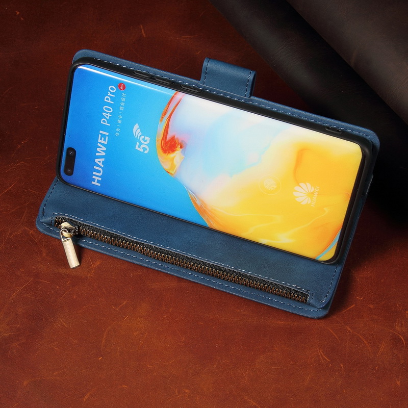 Case Samsung Galaxy A53 5G#เคสฝาพับหนัง PU แบบกระเป๋าสตางค์มีที่เก็บบัตรหลายช่อง Retro Wallet Leather Cover Multi Cards Stand