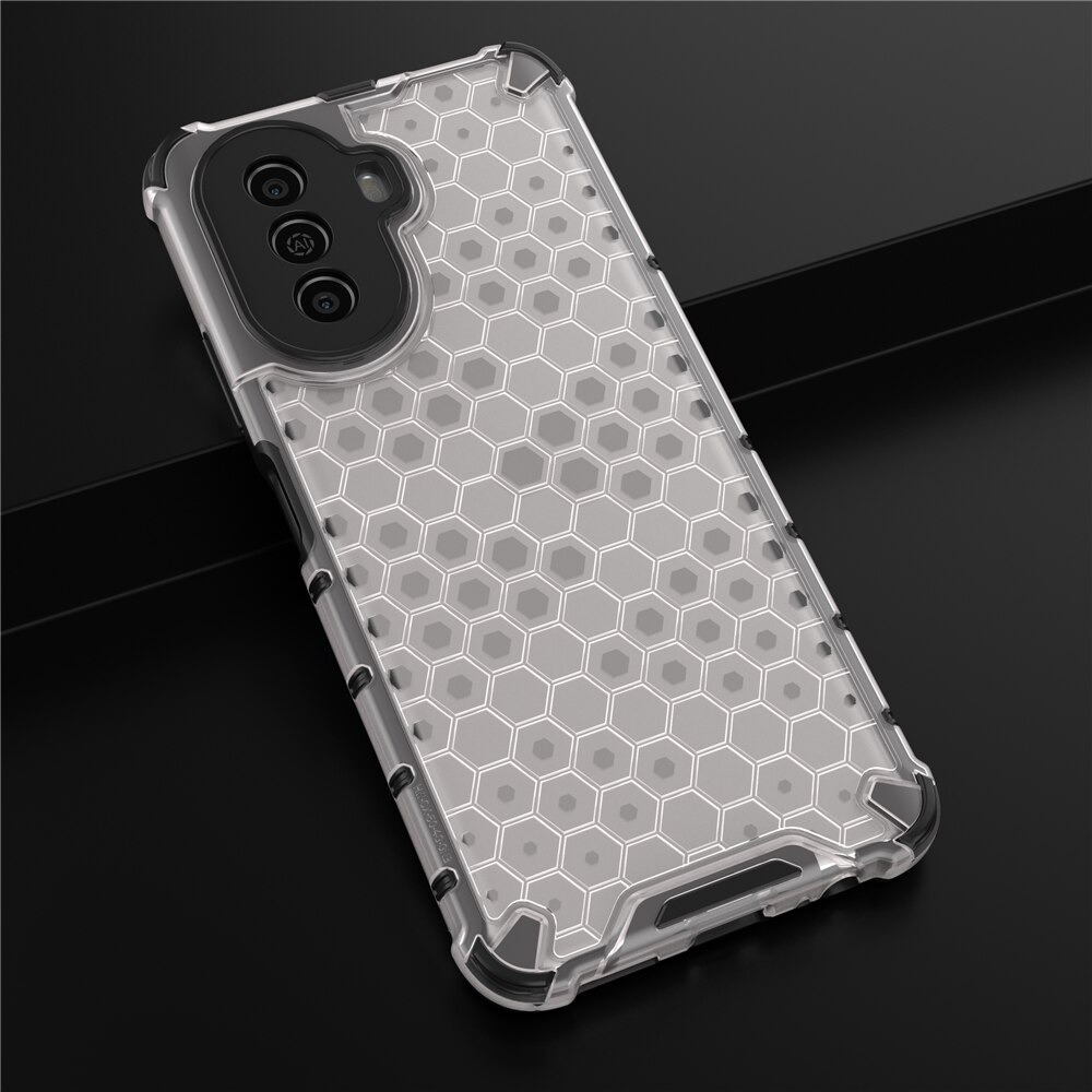 เคส Huawei Nova Y70 #เคสฝาหลังกันกระแทก Honeycomb Shock Absorber TPU + PC + Silicone Hybrid