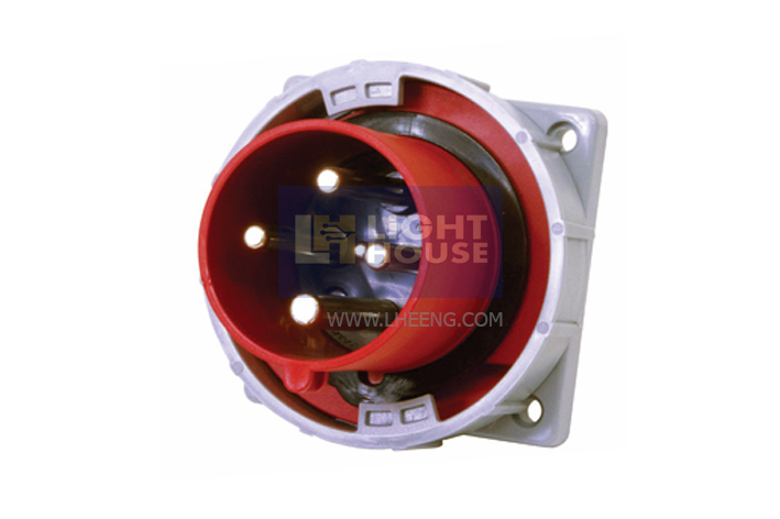 HTN-6341 "DAKO PLUG" ปลั๊กตัวผู้ฝังกันน้ำ 3P+E 63A 400V 6H IP67