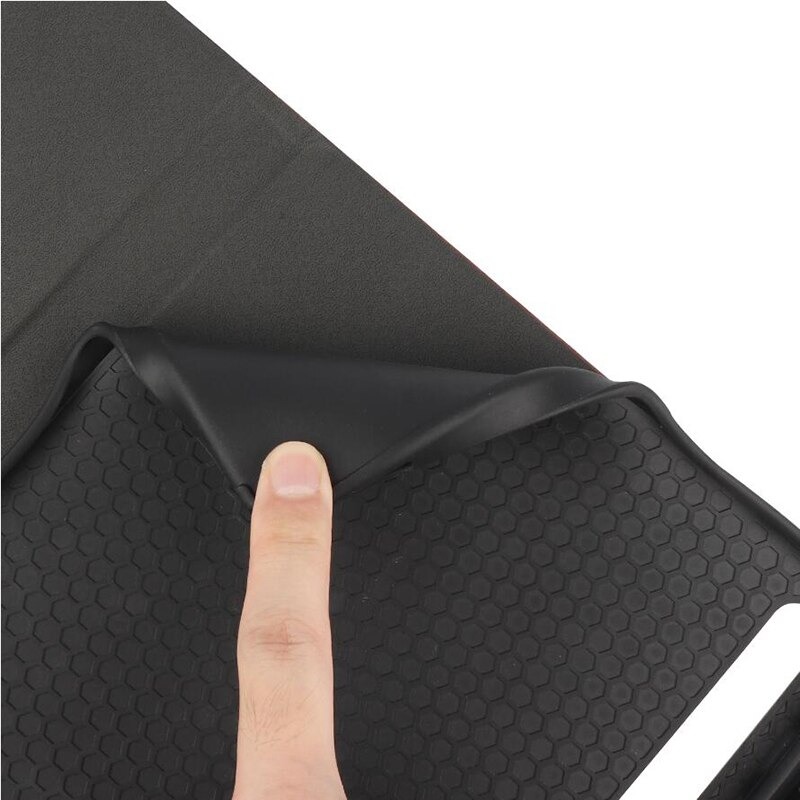 Case Samsung Galaxy Tab S7 Plus 12.4" SM-T970 SM-T975 SM-T976 #เคสฝาพับหนัง PU พร้อมช่องใส่ปากกา Textured Smart Leather Stand Case with Pen Slot