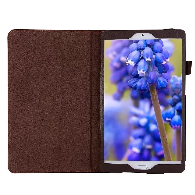 เคส Huawei MediaPad M3 8.4 ฝาพับหนัง PU ผิวลิ้นจี่ สีสันสดใสสวยงาม