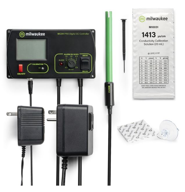 ปั้มผสมปุ๋ย Milwaukee MC745 PRO Conductivity (EC) Controller and Pump Kits