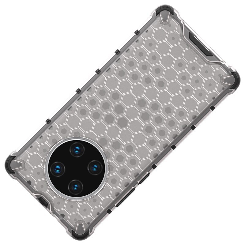 เคส Huawei Mate 40 Pro #เคสฝาหลังกันกระแทก Honeycomb Shock Absorber TPU + PC + Silicone Hybrid