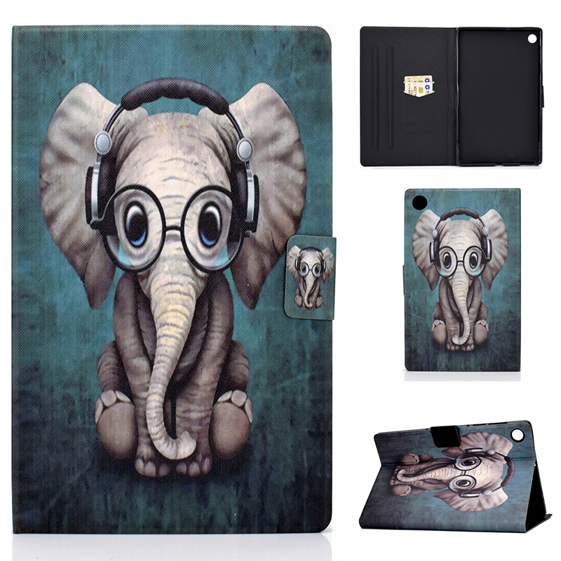 เคส Huawei MatePad T8 8 นิ้ว #เคสฝาพับพิมพ์ลายหนัง PU พร้อมที่เก็บการ์ด Pattern Printing PU Leather Tablet Stand Case with Card Storage