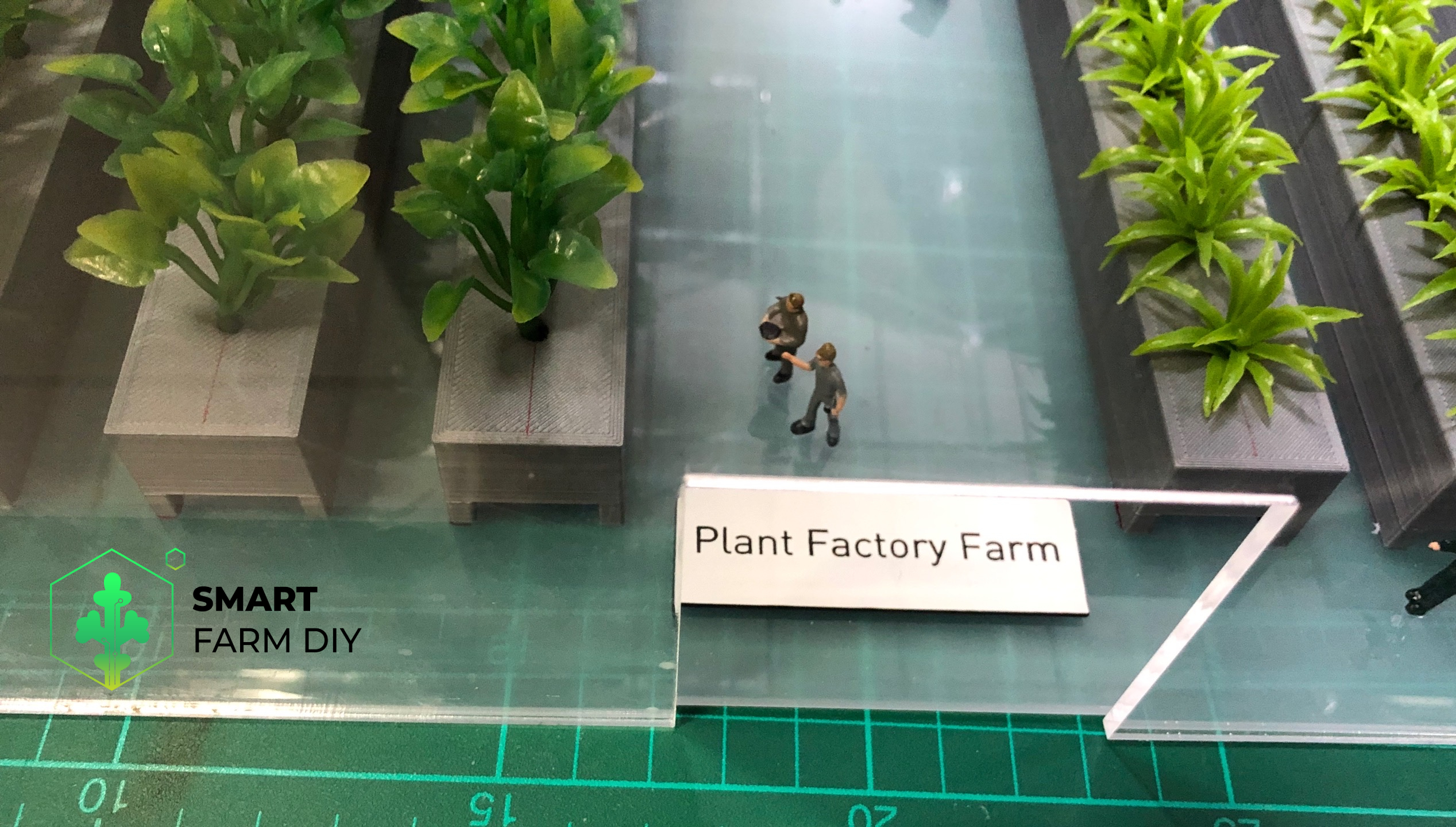 โมเดลโรงเรือนผลิตพืช Plants Greenhouse Farm รุ่น-SMA001