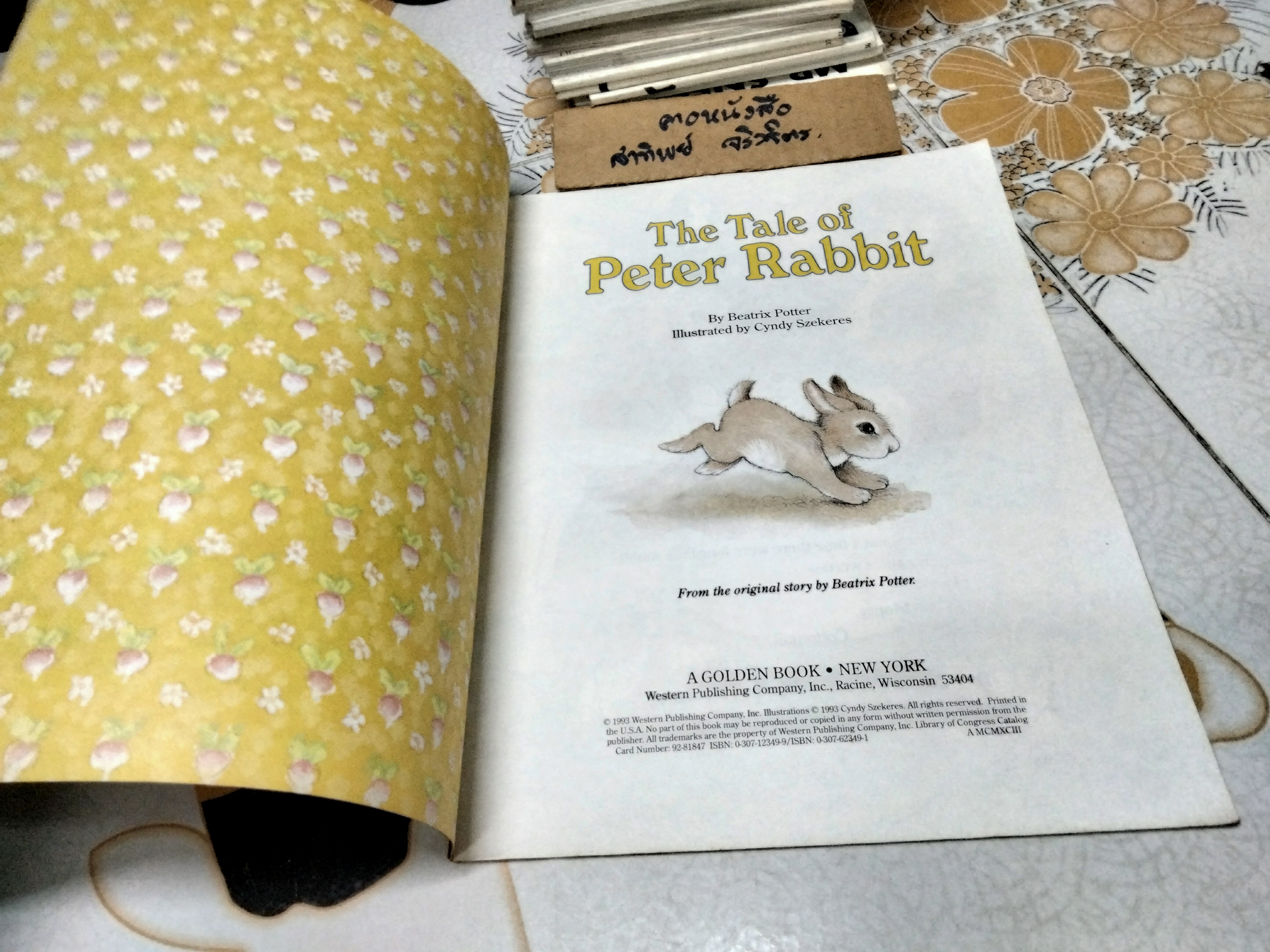 The Tale of Peter Rabbit By Beatrix Potter Illustrated by Cyndy Szekeres. A Golden Book