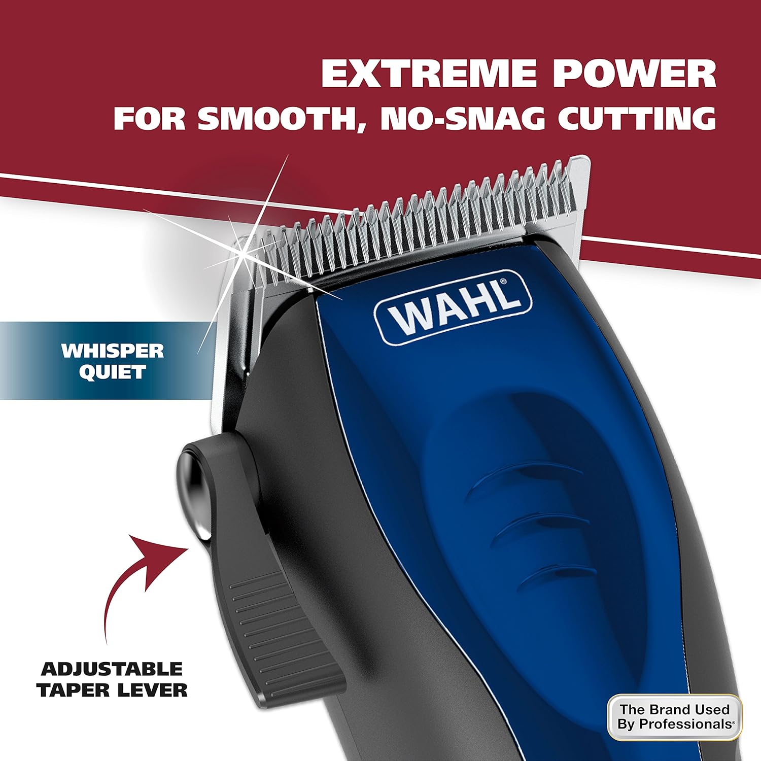 WAHL® Clipper Self-Cut Personal Haircutting Kit รุ่น 79467 ปัตตาเลี่ยน ชุดตัดผมตกแต่งผมด้วยตนเอง 22 ชิ้น ขนาดกะทัดรัด