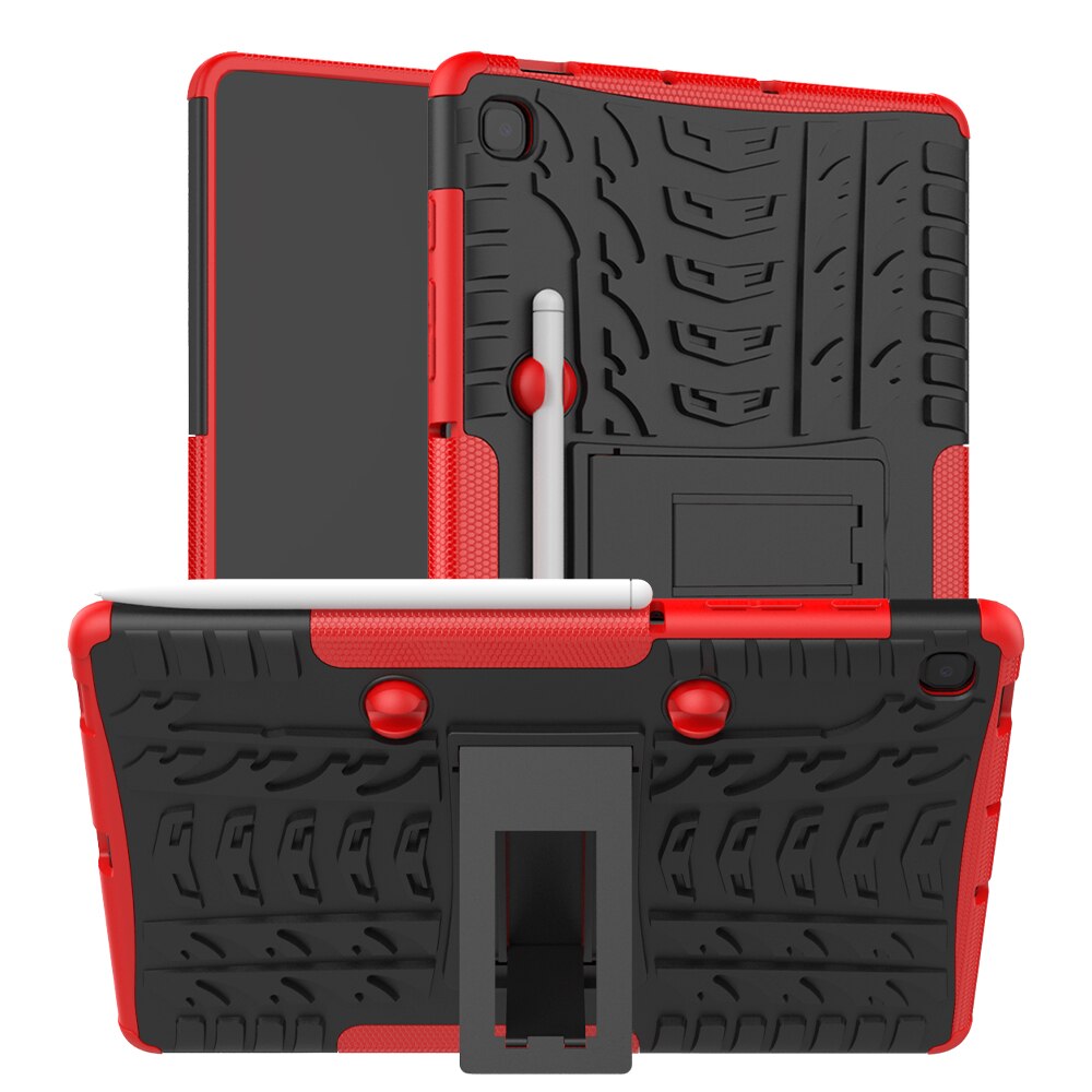 เคส Samsung Galaxy Tab S6 Lite 10.4 SM-P610 SM-P615 SM-P617 Kickstand PC + TPU Hybrid เคสฝาหลังกันกระแทก