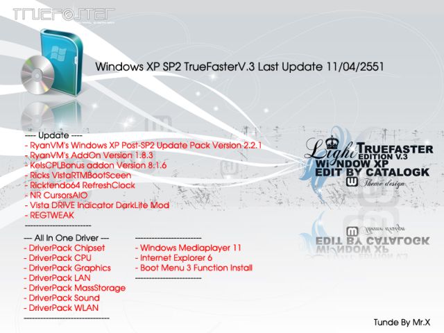 Windows XP Truefaster Vol.3 ( 1 CD )