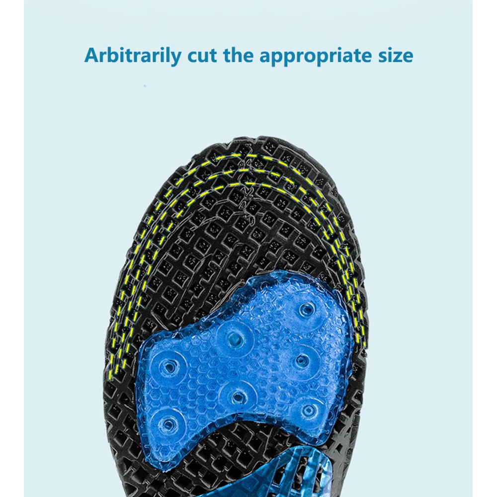 แผ่นรองพื้นรองเท้ากันกระแทก สำหรับวิ่ง Spring insole sport running (O6)