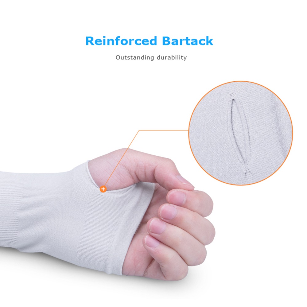 ปลอกแขนกันแดด ปลอกแขนกันยูวี AONIJIE แบบสวมนิ้วโป้ง(E01)