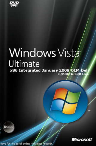 Windows Vista Ultimate x86 OEM DELL ( 1 DVD )