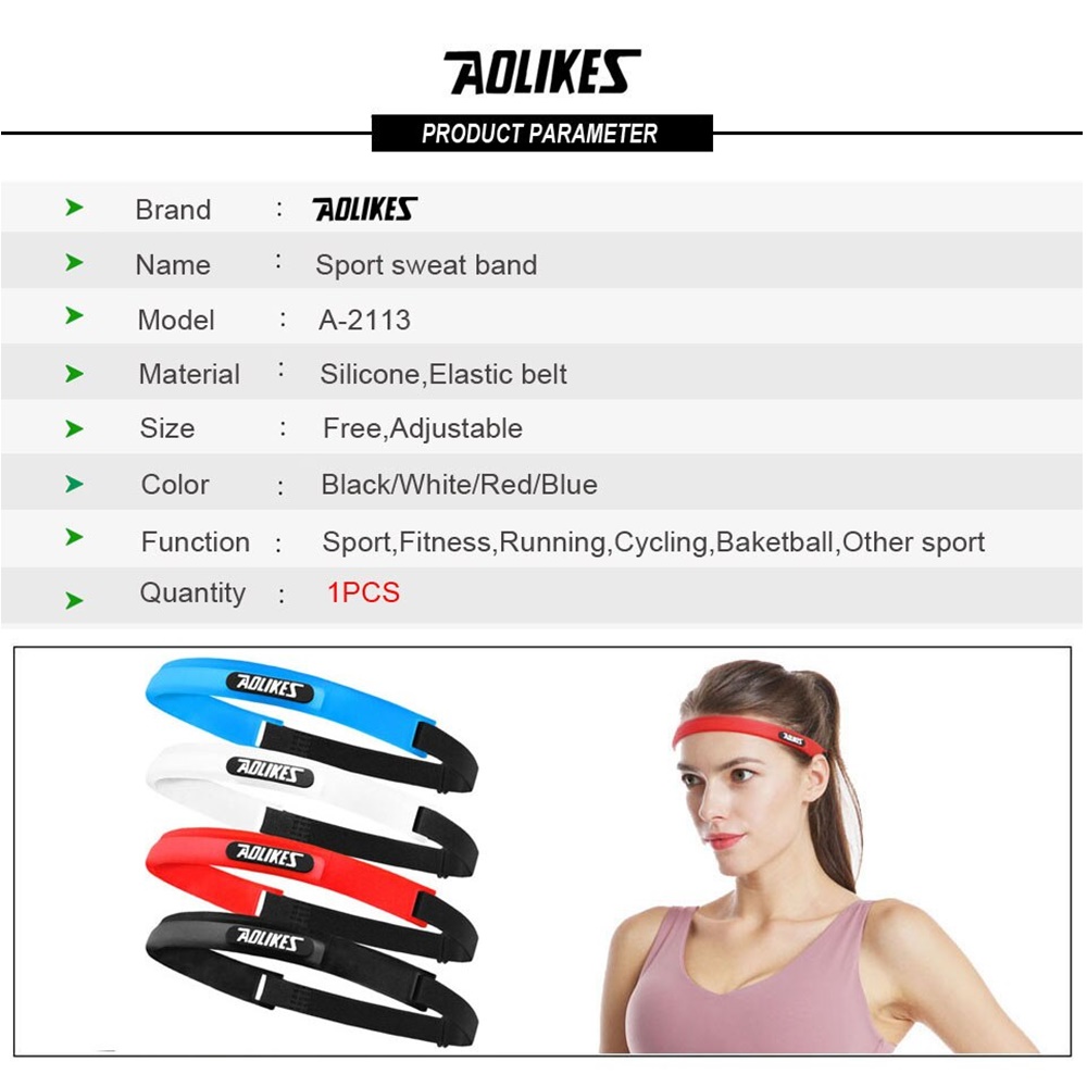 สายคาดศีรษะ กันเหงื่อเข้าตา AOLIKES Sports Sweatb (K4)