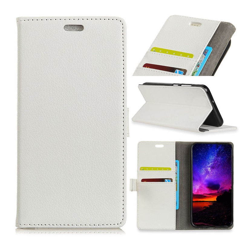 Case Honor Play #เคสฝาพับหนัง PU สไตล์กระเป๋าสตางค์ผิวลิ้นจี่ราคาถูกคุณภาพดีราคาถูก
