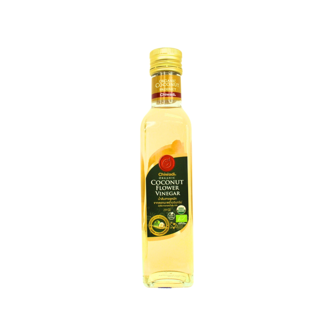 Chiwadi น้ำส้มสายชูหมักไซเดอร์จากดอกมะพร้าวอินทรีย์ 250ml Chiwadi Coconut Flower Vinegar