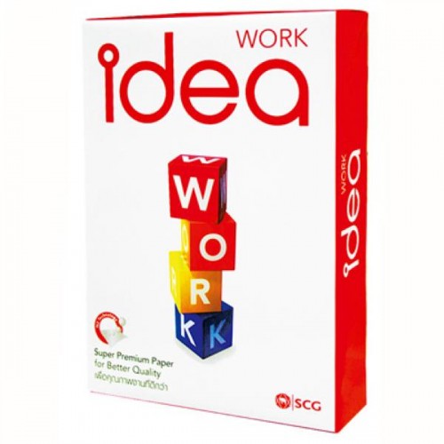 กระดาษถ่ายฯ A4 80G 500P IDEA WORK .