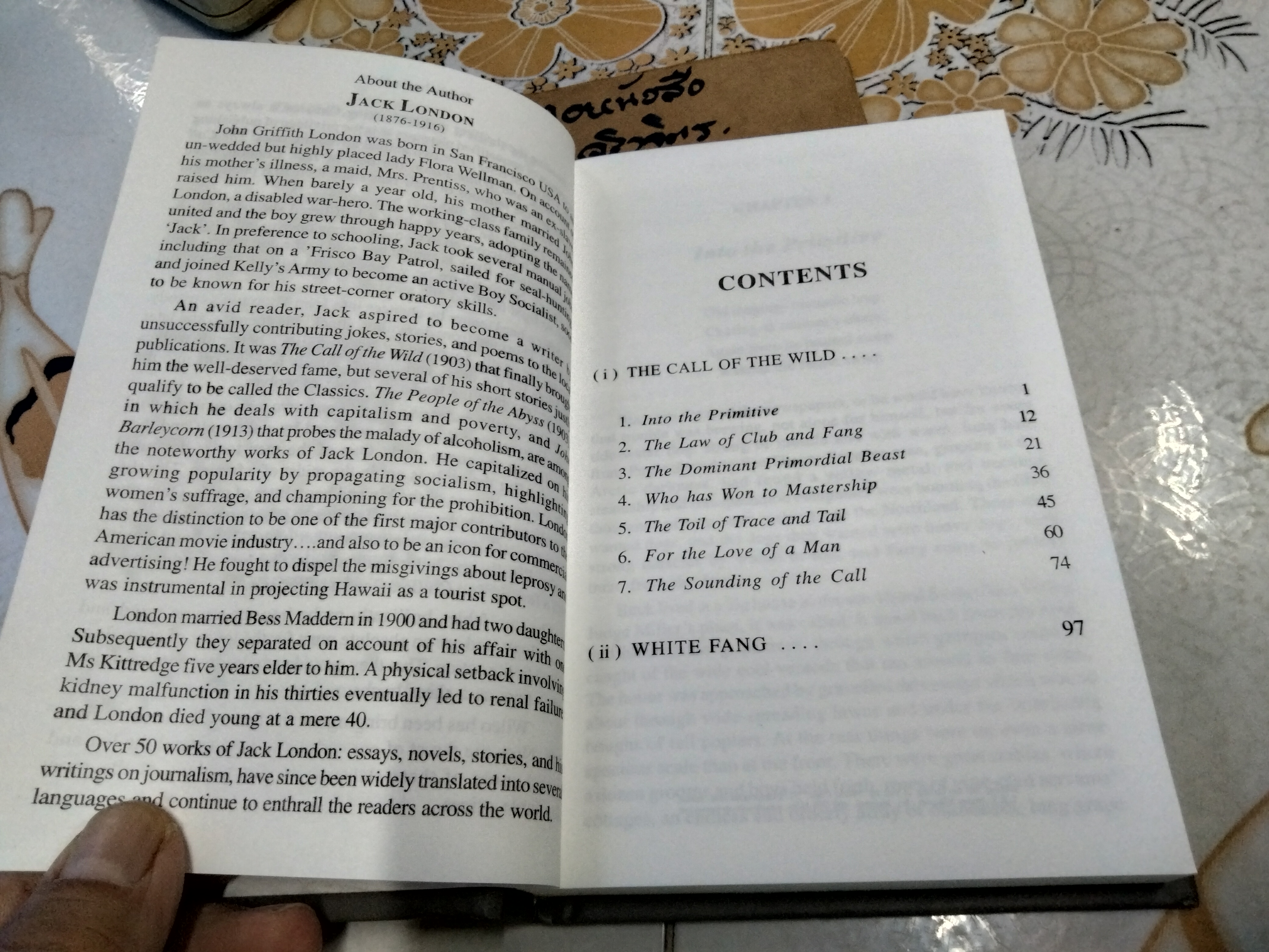 Call of the Wild & White Fang by Jack London . vivi books 2004 ,