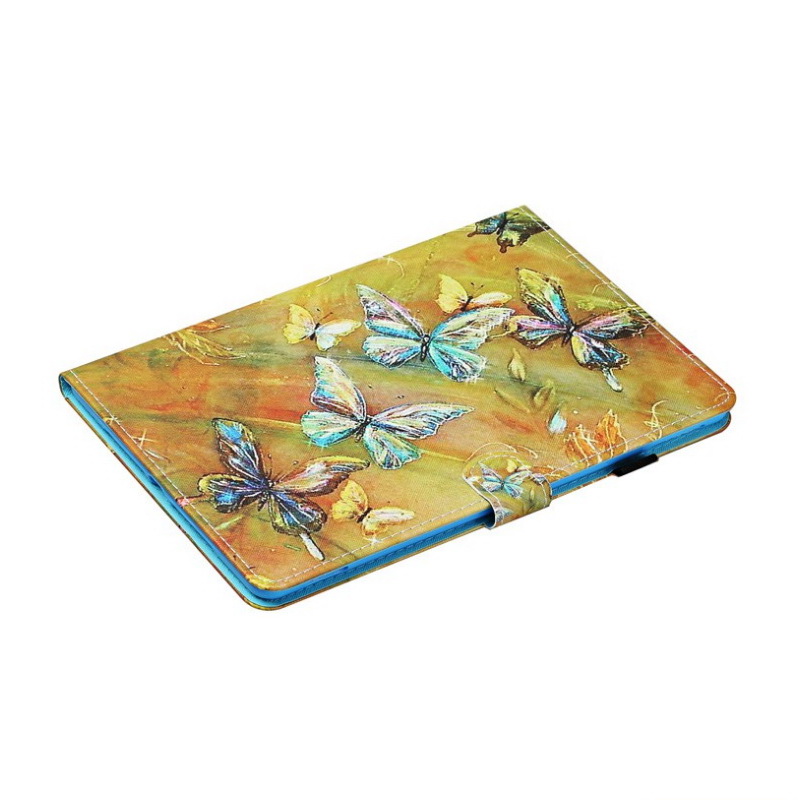Case Samsung Galaxy Tab S6 Lite 10.4 SM-P610 P615 P617 #เคสฝาพับหนัง PU พิมพ์ลาย Pattern Printing PU Leather Flip