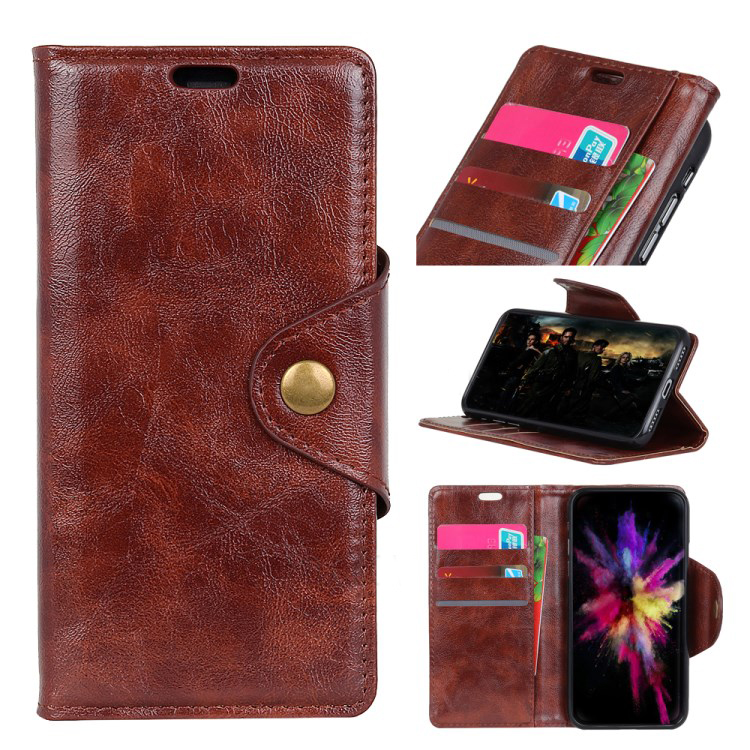 Case Nokia 8.1 / X7 #เคสฝาพับแบบกระเป๋าสตางค์หนัง PU Textured PU Leather Wallet